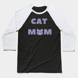 Cat Mom Cat Lovers Baseball T-Shirt